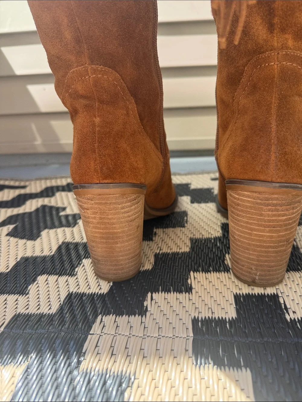 Franco Sarto Elnora Tall Suede Heeled Boots